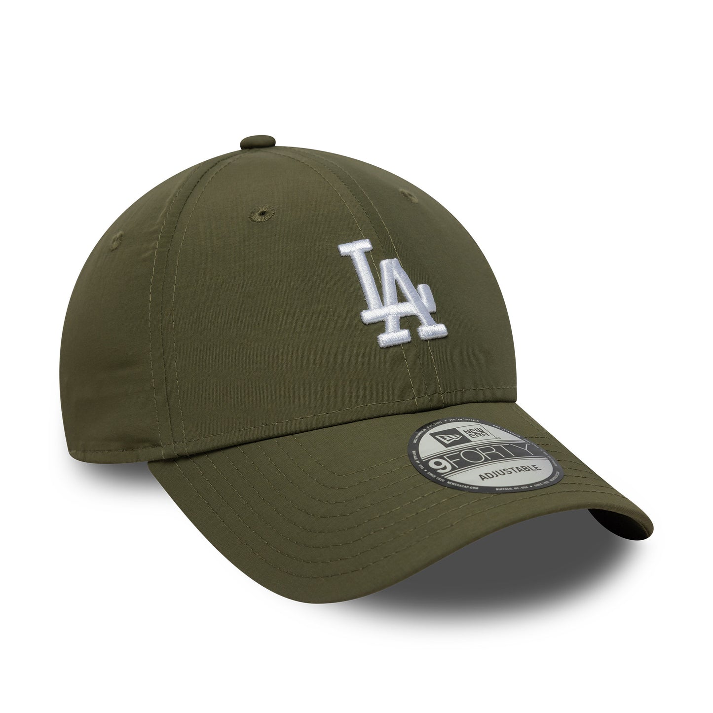 New Era 9FORTY L.A. Dodgers Baseball Cap - MLB Recycled Midi - Olivgrün-Weiß