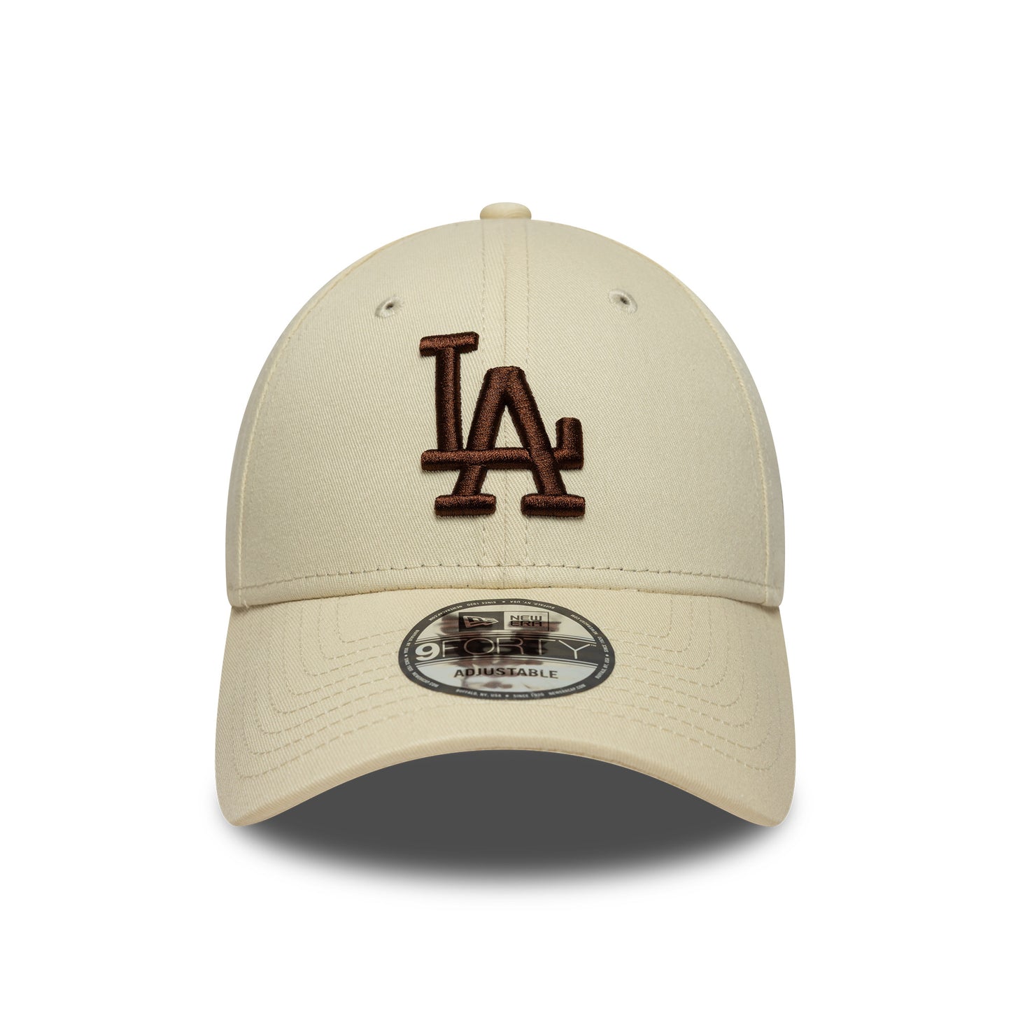 New Era 9FORTY L.A. Dodgers Baseball Cap - MLB League Essential - Cremefarben-Schokolade