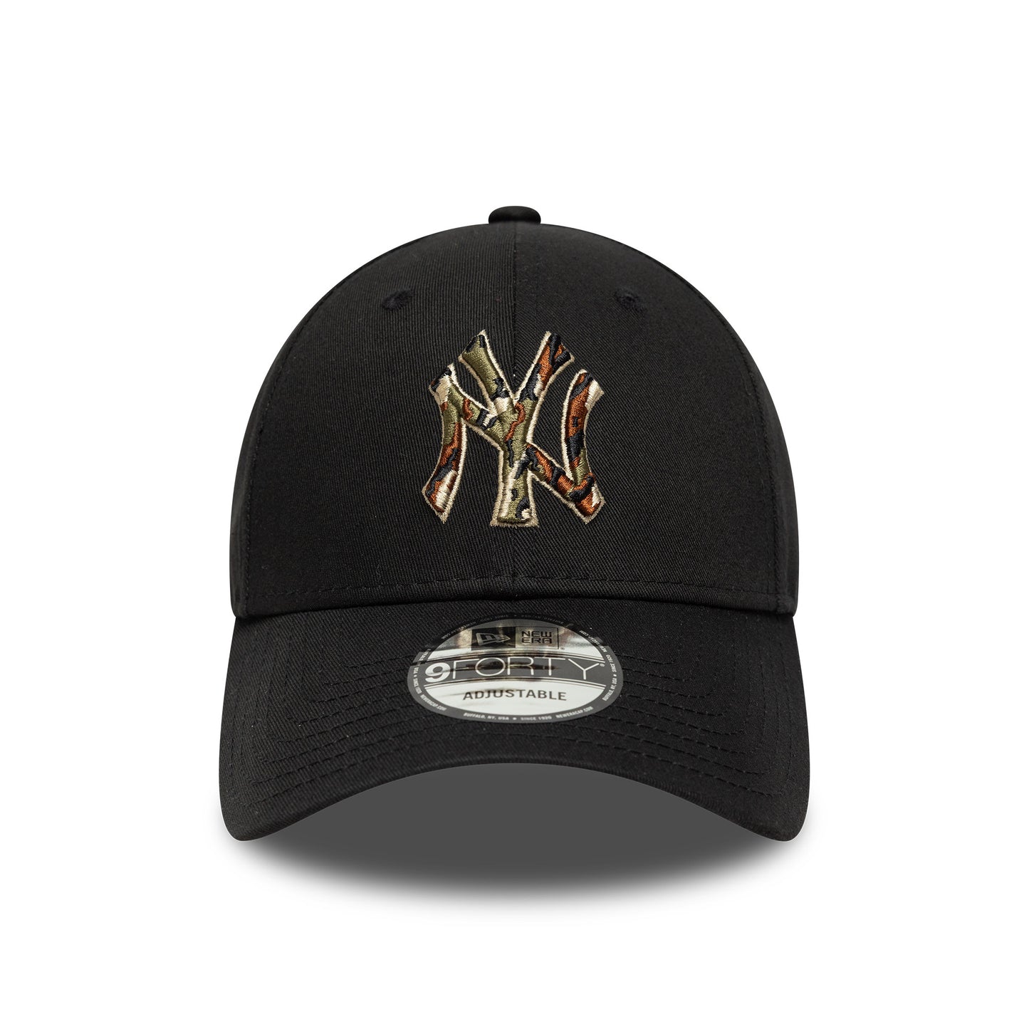 New Era 9FORTY New York Yankees Baseball Cap - MLB Camo Infilll - Schwarz