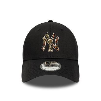 New Era 9FORTY New York Yankees Baseball Cap - MLB Camo Infilll - Schwarz