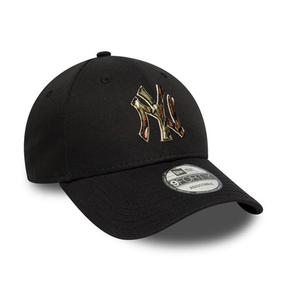 New Era 9FORTY New York Yankees Baseball Cap - MLB Camo Infilll - Schwarz