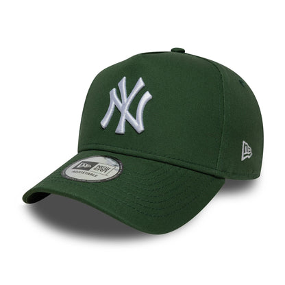 New Era 9FORTY A-Frame New York Yankees Snapback Cap - MLB League Essential - Grün-Weiß