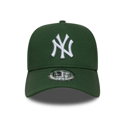 New Era 9FORTY A-Frame New York Yankees Snapback Cap - MLB League Essential - Grün-Weiß