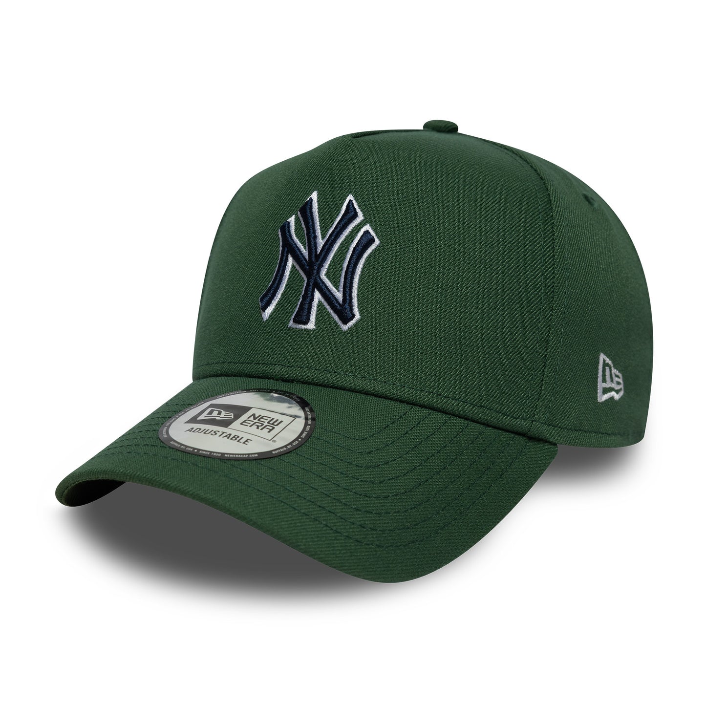 New Era 9FORTY A-Frame New York Yankees Snapback Cap - MLB Outline Script - Grün