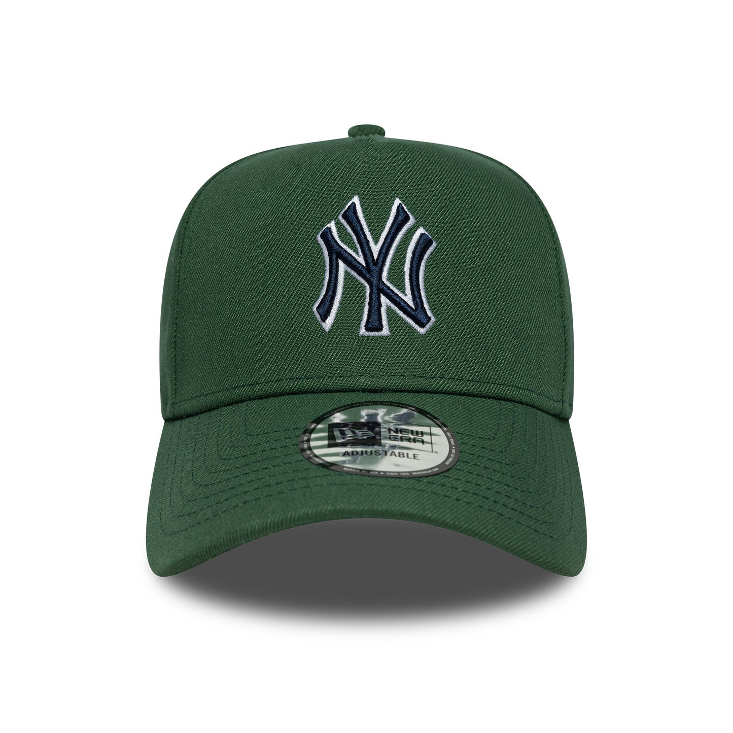 New Era 9FORTY A-Frame New York Yankees Snapback Cap - MLB Outline Script - Grün