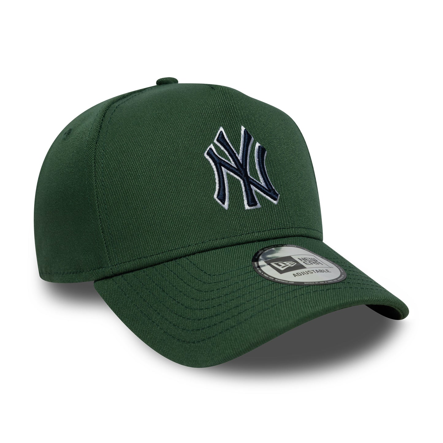 New Era 9FORTY A-Frame New York Yankees Snapback Cap - MLB Outline Script - Grün