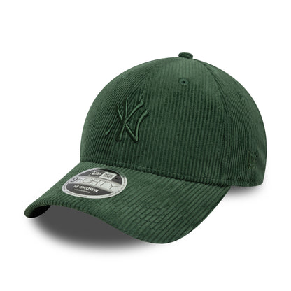New Era 9FORTY M-Crown New York Yankees Baseball Cap - MLB Cord - Grün