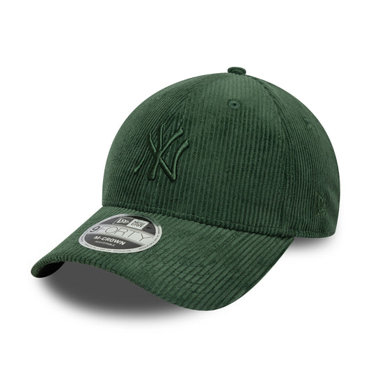New Era 9FORTY M-Crown New York Yankees Baseball Cap - MLB Cord - Grün