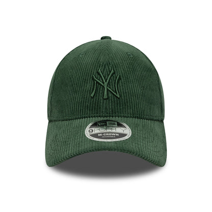 New Era 9FORTY M-Crown New York Yankees Baseball Cap - MLB Cord - Grün