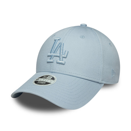 New Era Damen 9FORTY New York Yankees Baseball Cap - MLB Metallic Logo - Hellblau