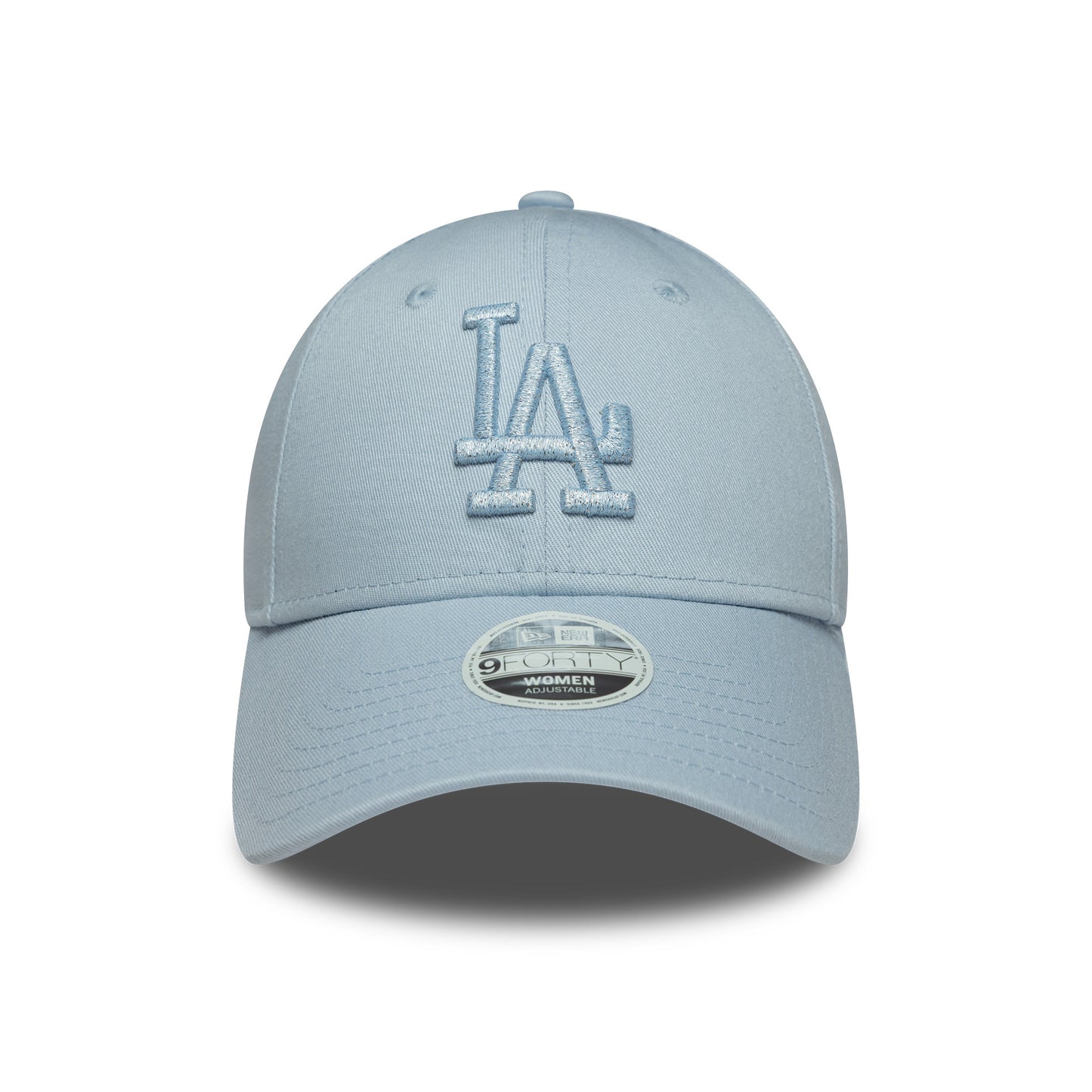 New Era Damen 9FORTY New York Yankees Baseball Cap - MLB Metallic Logo - Hellblau