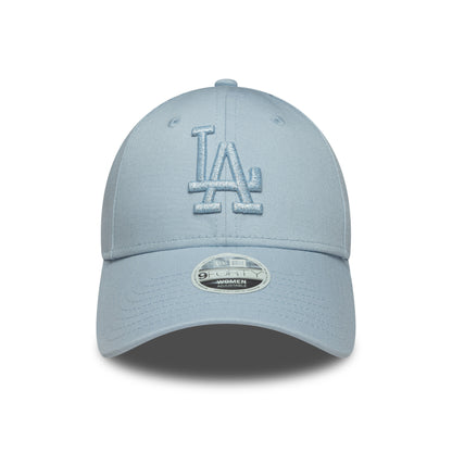 New Era Damen 9FORTY New York Yankees Baseball Cap - MLB Metallic Logo - Hellblau
