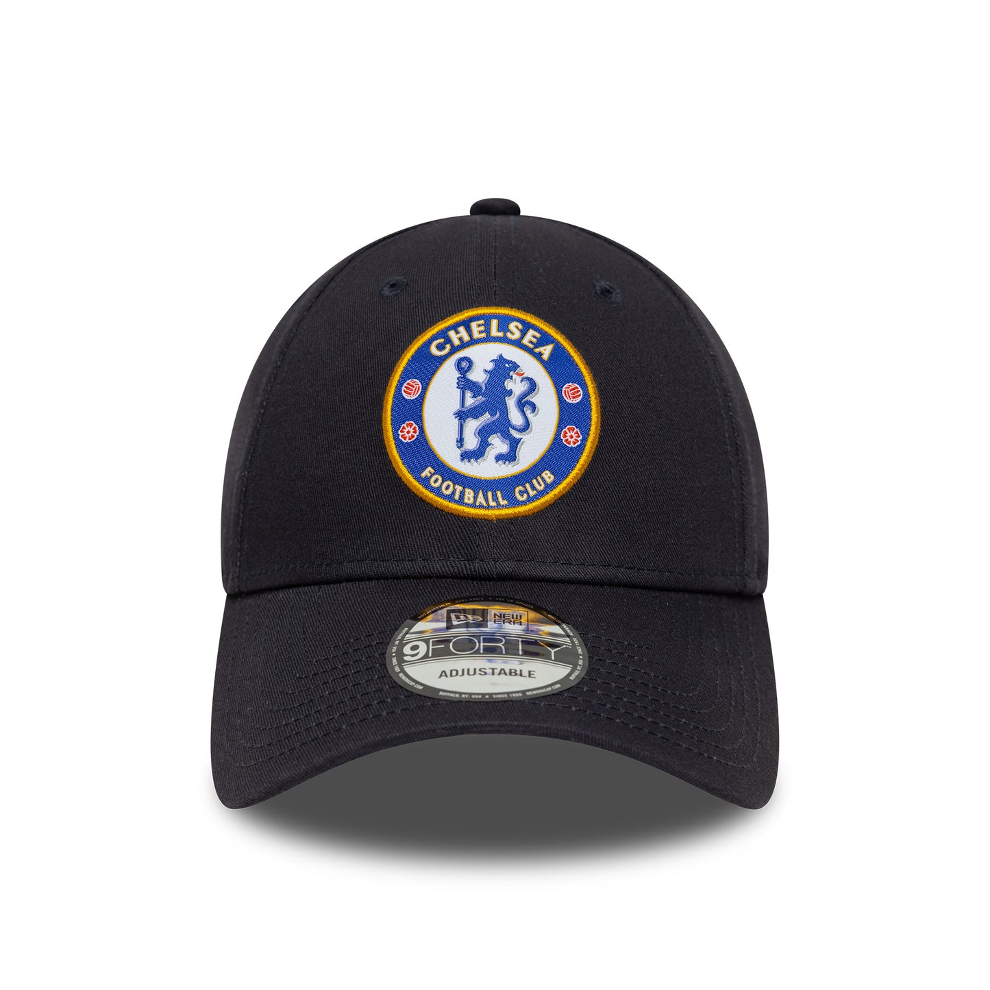 New Era 9FORTY Chelsea FC Baseball Cap - Core Lion Crest - Marineblau