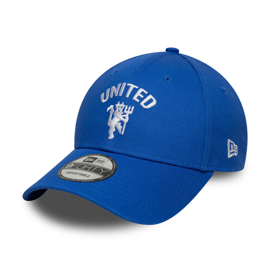 New Era 9FORTY Manchester United FC Baseball Cap - Seasonal - Tiefblau