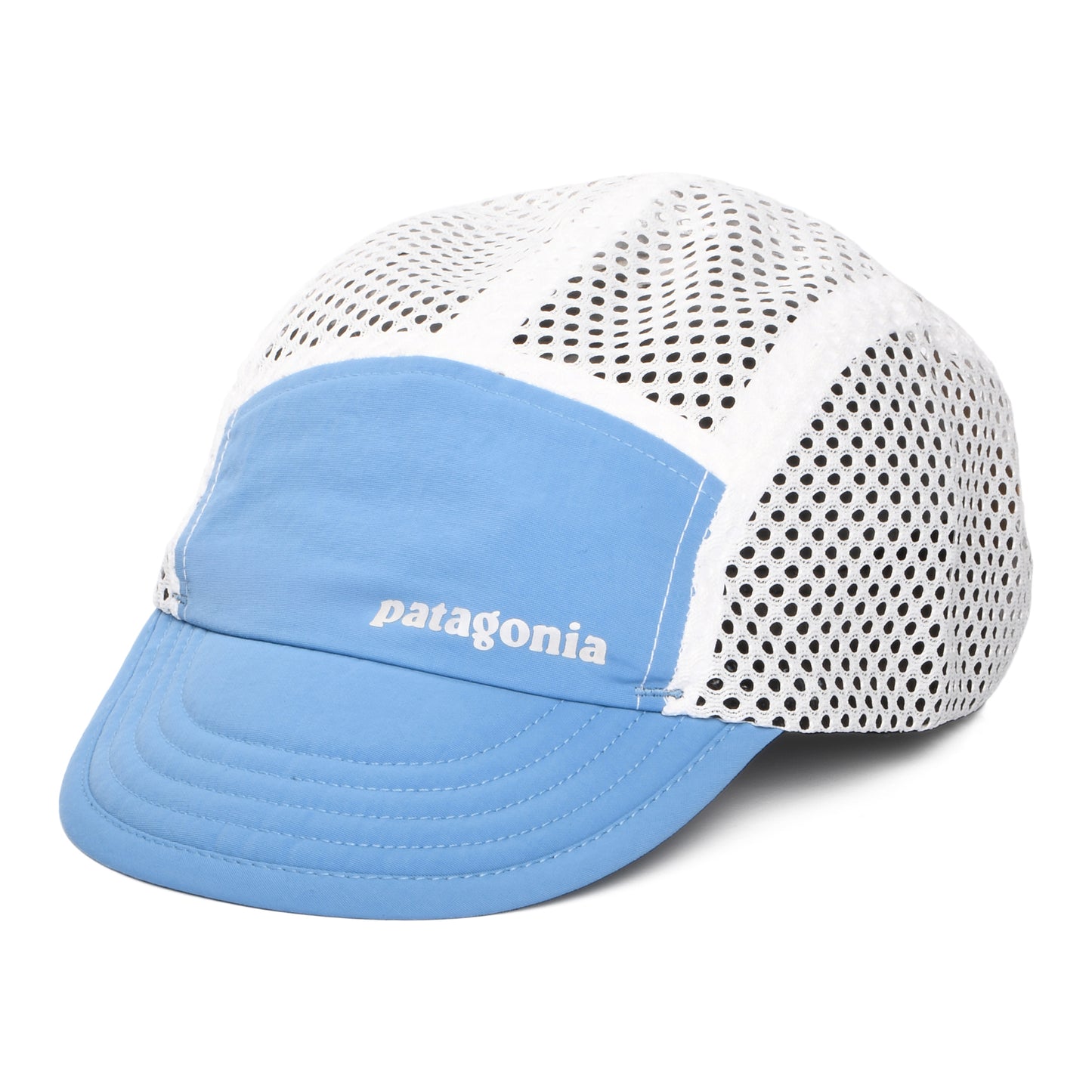 Patagonia Duckbill Recycled 5 Paneelen Cap - Ozeanblau-Weiß