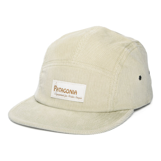 Patagonia Water People Label Graphic Maclure Kord 5 Paneelen Cap - Steingrau
