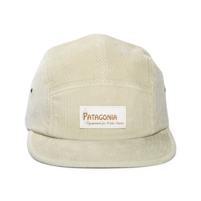 Patagonia Water People Label Graphic Maclure Kord 5 Paneelen Cap - Steingrau