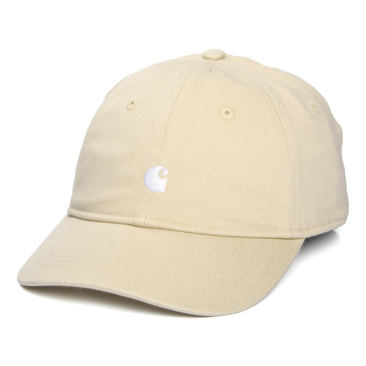 Carhartt WIP Madison Logo Baseball Cap - Steingrau-Weiß