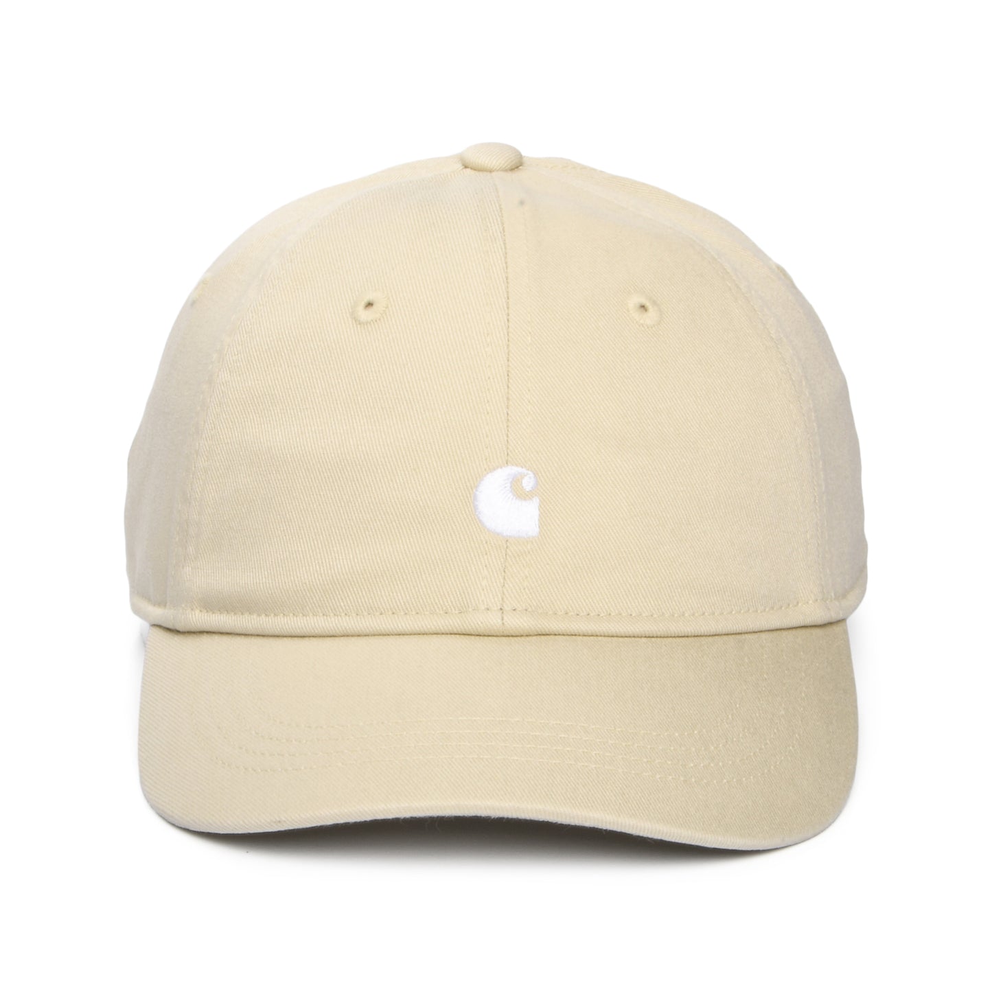 Carhartt WIP Madison Logo Baseball Cap - Steingrau-Weiß