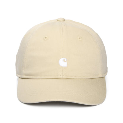 Carhartt WIP Madison Logo Baseball Cap - Steingrau-Weiß