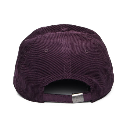 Carhartt WIP Harlem Kord Baseball Cap - Lila-Weiß