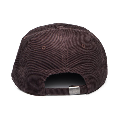 Carhartt WIP Harlem Kord Baseball Cap - Mittelbraun-Weiß