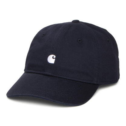 Carhartt WIP Madison Logo Baseball Cap - Dunkles Marineblau-Weiß