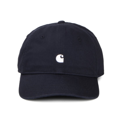 Carhartt WIP Madison Logo Baseball Cap - Dunkles Marineblau-Weiß