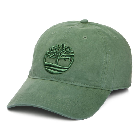 Timberland Soundview Baseball Cap aus Baumwoll-Canvas - Helles Waldgrün