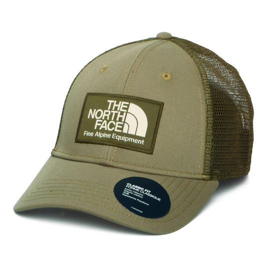 The North Face Mudder Recycled Trucker Cap - Taupe-Olivgrün