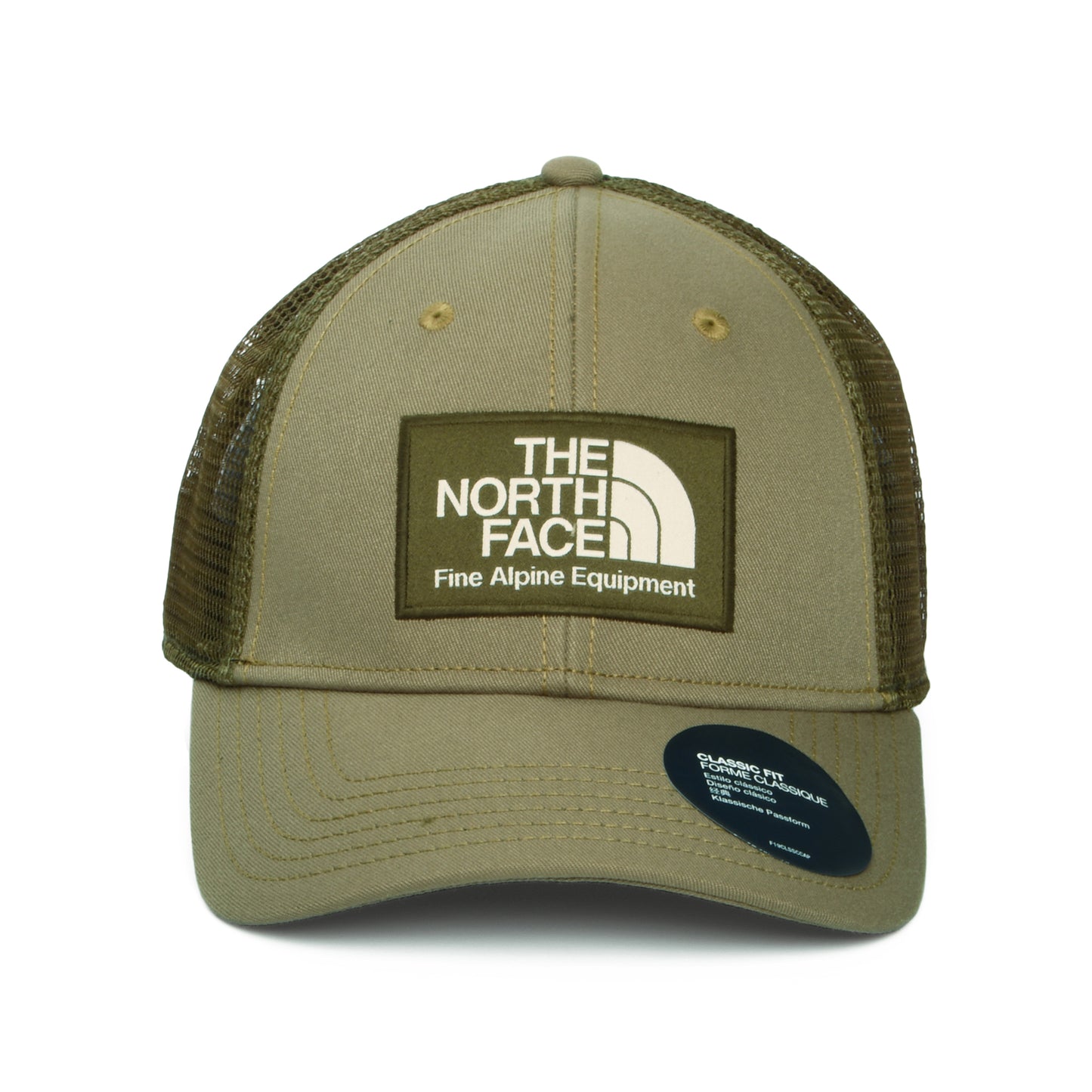 The North Face Mudder Recycled Trucker Cap - Taupe-Olivgrün