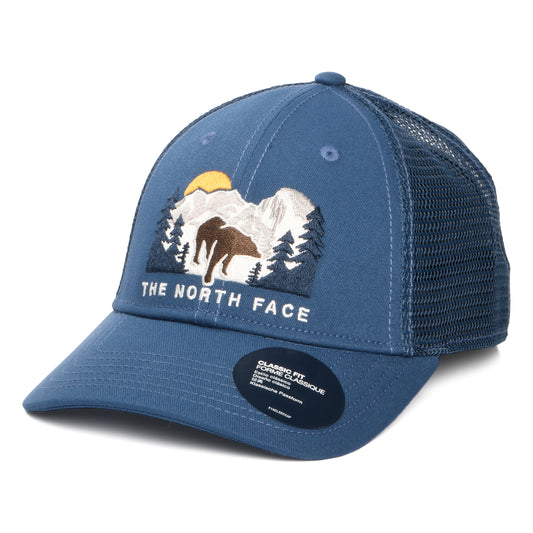 The North Face Embroidered Mudder Recycled Trucker Cap - Rauchblau