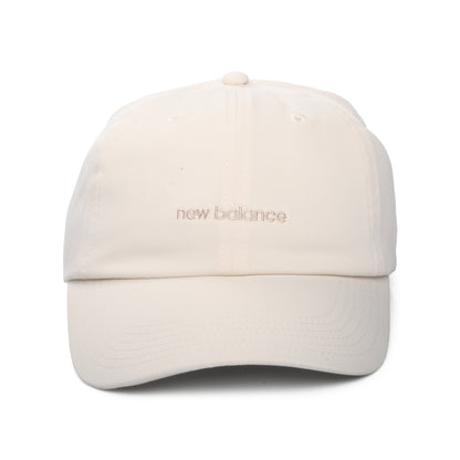 New Balance Damen Linear Logo Baseball Cap - Cremeweiß