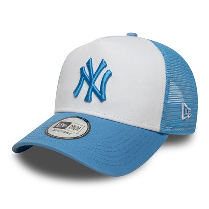 New Era A-Frame New York Yankees Trucker Cap - MLB League Essential - Blau-Weiß