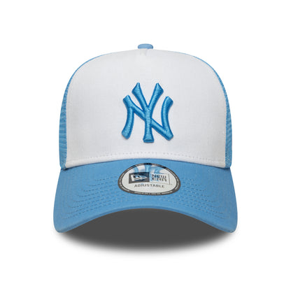 New Era A-Frame New York Yankees Trucker Cap - MLB League Essential - Blau-Weiß