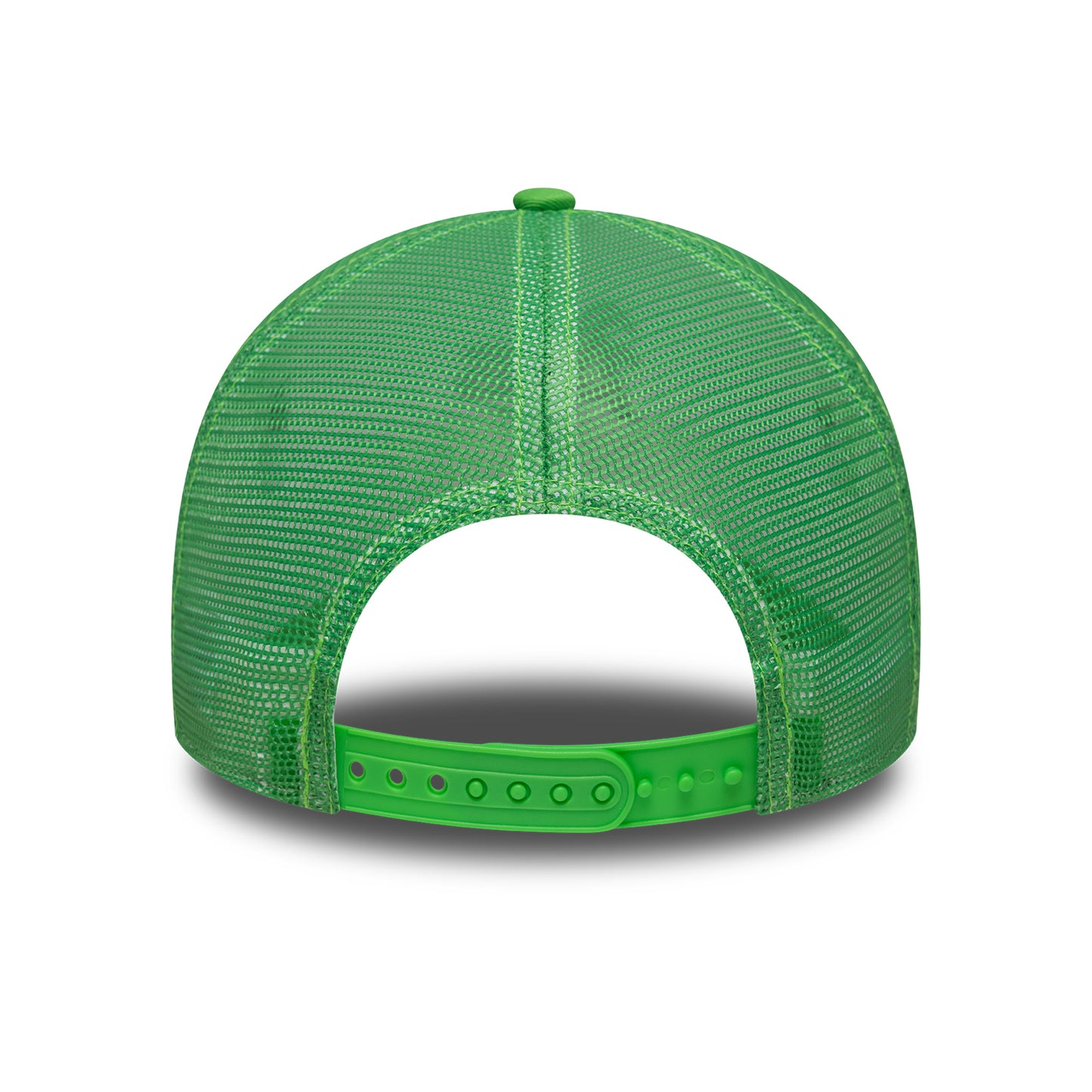 New Era A-Frame Athletics Trucker Cap - MLB League Essential - Knallgrün-Weiß