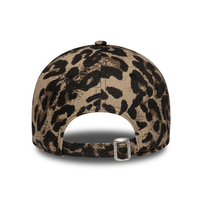 New Era Damen 9TWENTY New York Yankees Baseball Cap - MLB Leopard - Braun-Kamelhaarfarben