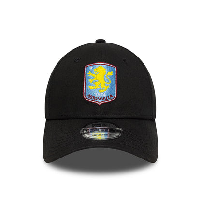New Era 9FORTY Aston Villa FC Baseball Cap - Core - Schwarz