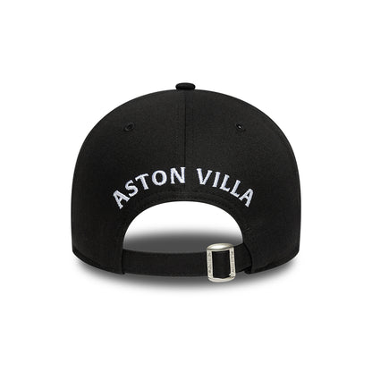 New Era 9FORTY Aston Villa FC Baseball Cap - Core - Schwarz