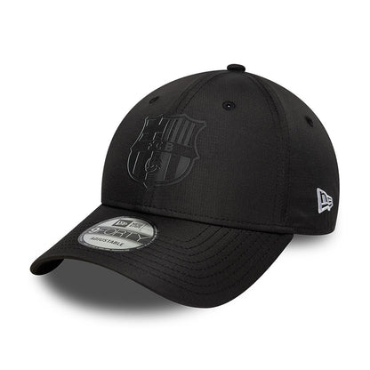 New Era 9FORTY FC Barcelona Baseball Cap - Ripstop - Schwarz auf Schwarz