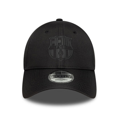 New Era 9FORTY FC Barcelona Baseball Cap - Ripstop - Schwarz auf Schwarz