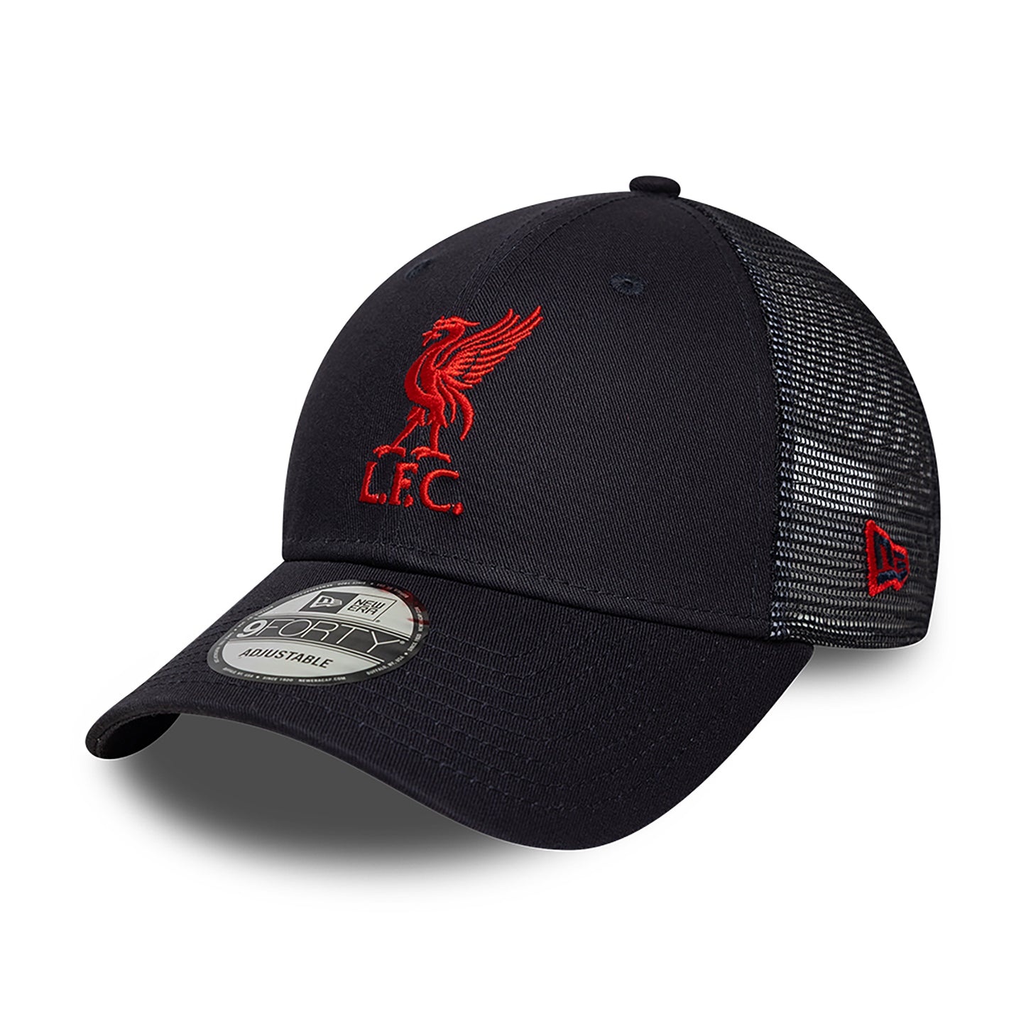 New Era 9FORTY Liverpool FC Trucker Cap - League - Marineblau-Rot