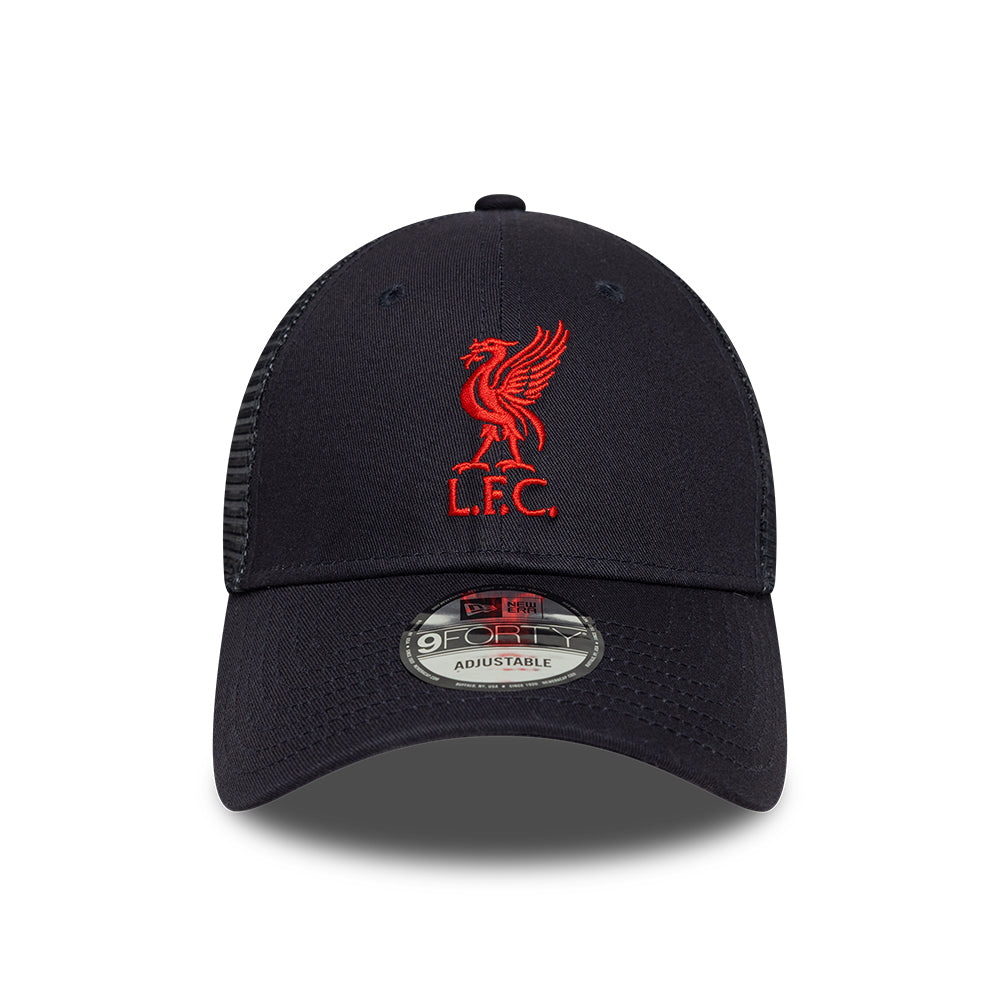 New Era 9FORTY Liverpool FC Trucker Cap - League - Marineblau-Rot