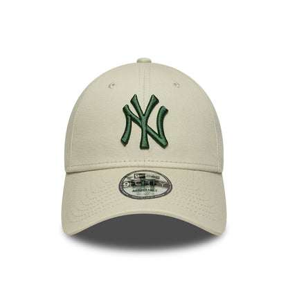 New Era 9FORTY New York Yankees Baseball Cap - MLB League Essential - Steingrau-Dunkelgrün