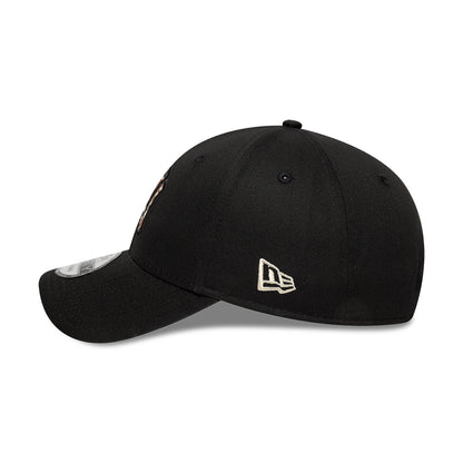 New Era 9FORTY New York Yankees Baseball Cap - MLB Faux Pony Infill - Schwarz