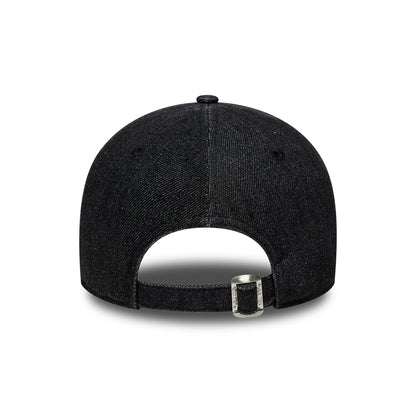 New Era 9FORTY Denim Baseball Cap - Schwarz