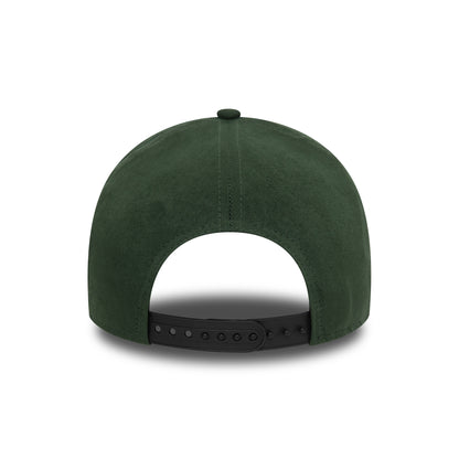 New Era 9FORTY A-Frame L.A. Dodgers Snapback Cap - MLB Faux Suede - Dunkelgrün-Schwarz
