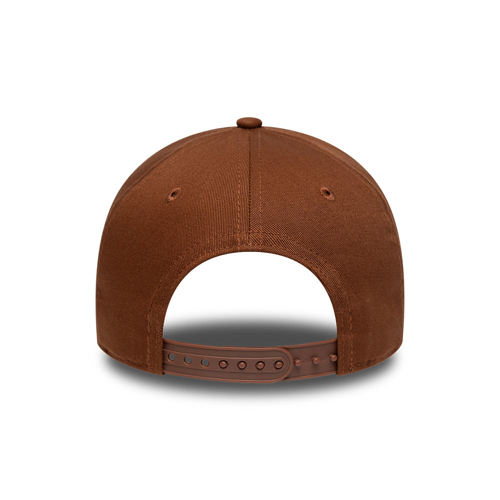 New Era 9FORTY A-Frame L.A. Dodgers Snapback Cap - MLB League Essential - Tiefbraun-Weiß