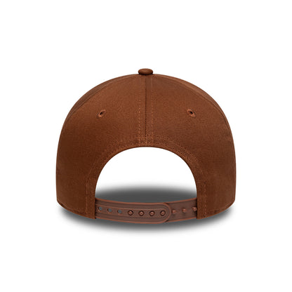 New Era 9FORTY A-Frame L.A. Dodgers Snapback Cap - MLB League Essential - Tiefbraun-Weiß