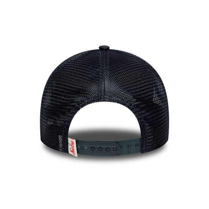 New Era 9FORTY M-Crown A-Frame Trucker Cap - Outdoor Graphic - Marineblau